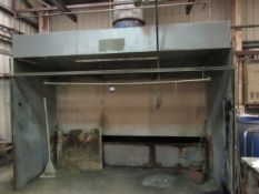 Dryback Spray Booth - Located on the first floor. The only removal access for large items is via