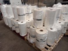 Approx 85 Reels of Low-Density Polyethylene (LDPE4) Wrapping Material Type SWS 500mm rolls x 25 Gaug