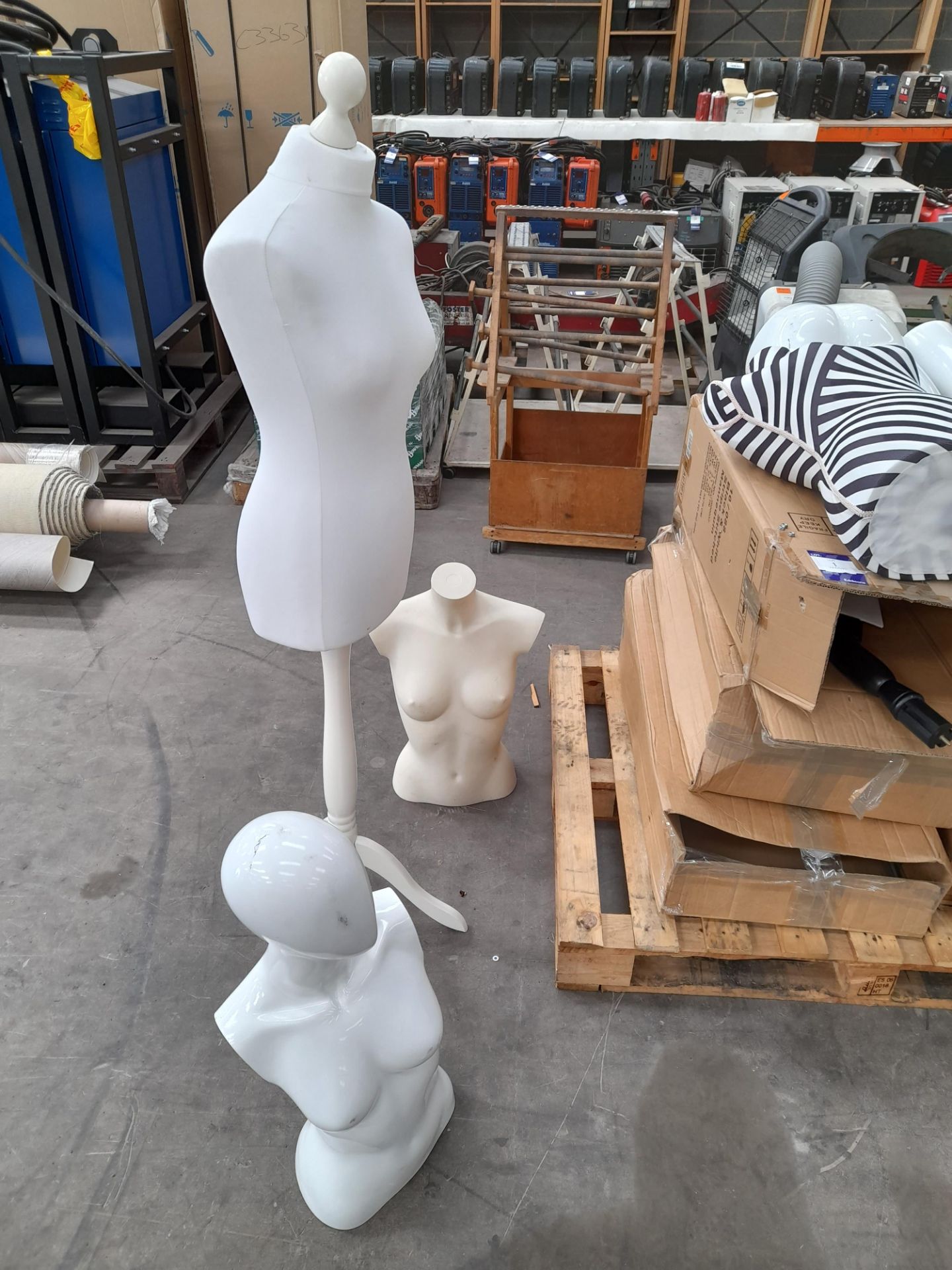 10 x Various Full/Part, male & female torso mannequins, to include plastic and polystyrene - Image 3 of 4