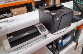 GMP Lamiart-13LS1 Office Laminator, HP Laserjet Pro400 Printer & Canon Canscan LIDE120 Office