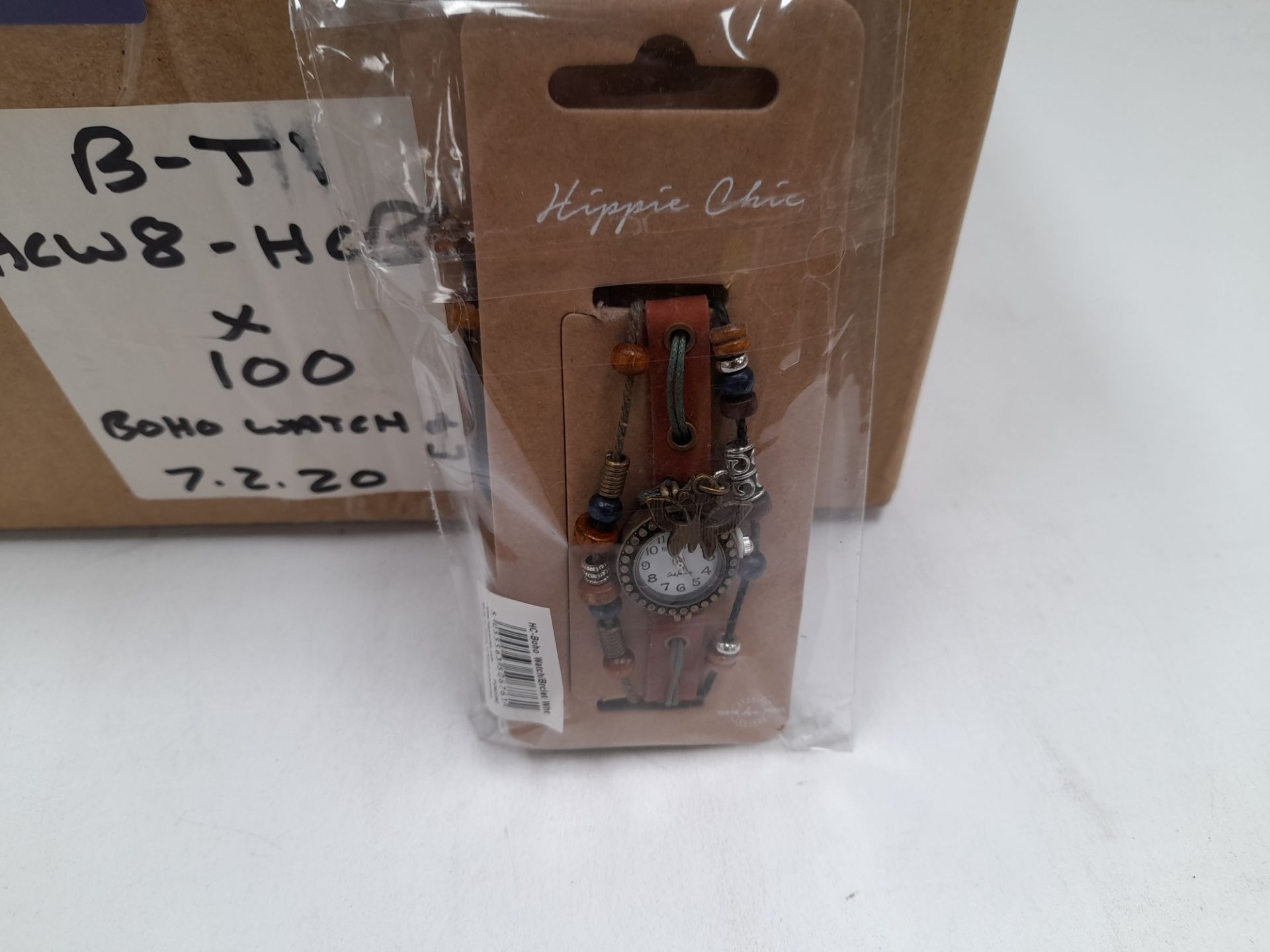 A box of Hippie Chic 'Boho' watches and bracelets - unopened (100 of each); Total approx RP £1001 - Image 2 of 5