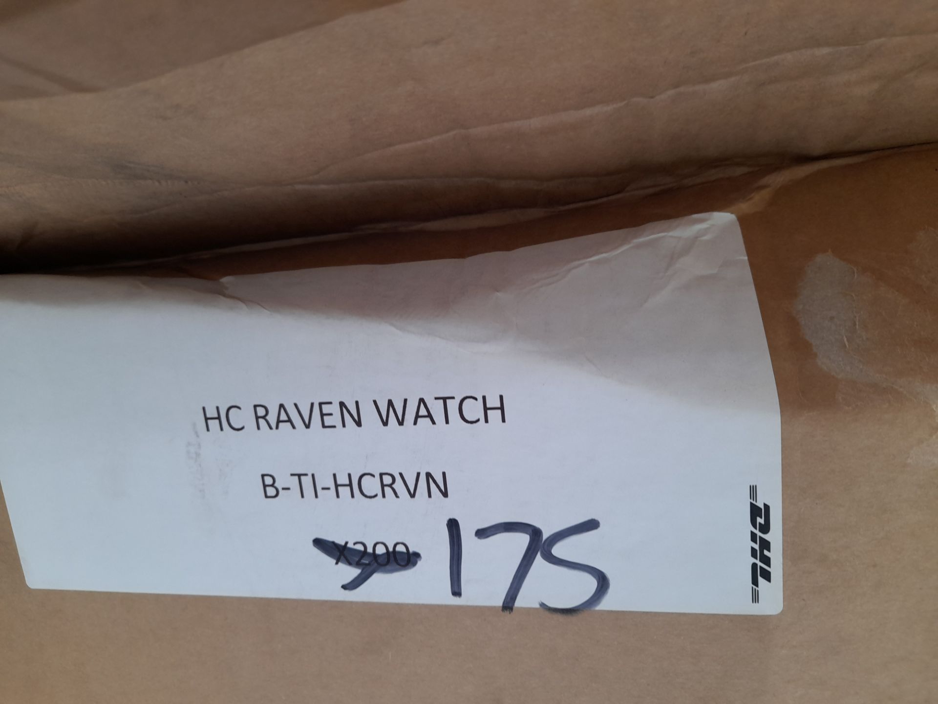 A box of Hippie Chic 'Raven' watches- unopened (175) total approx. £2600 - Image 5 of 5