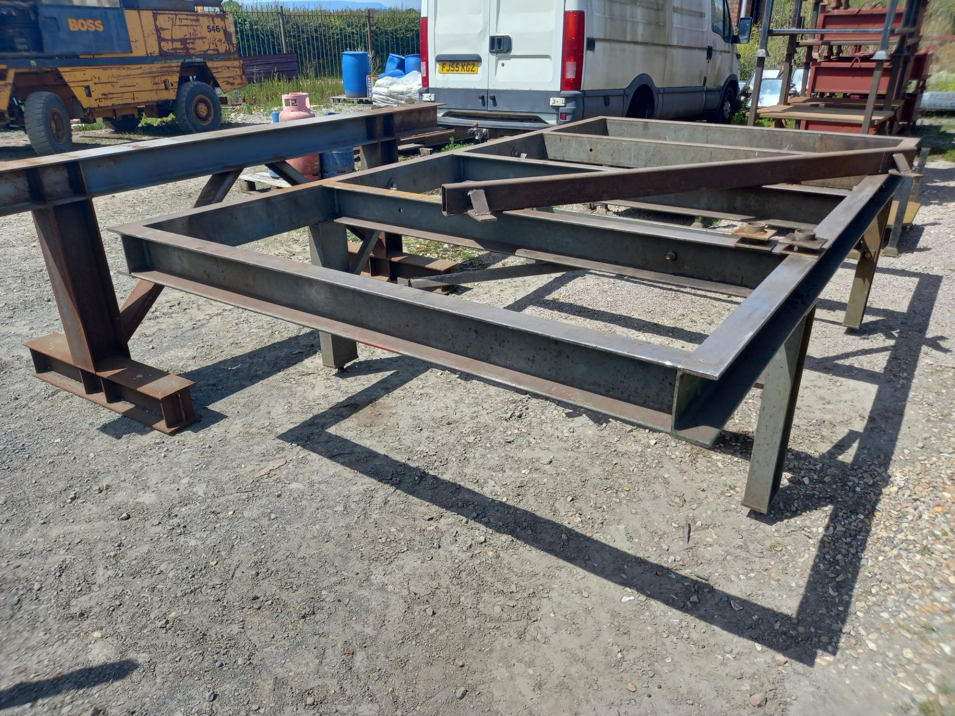 Bespoke C-section steel fabricating Frome & extension trestle