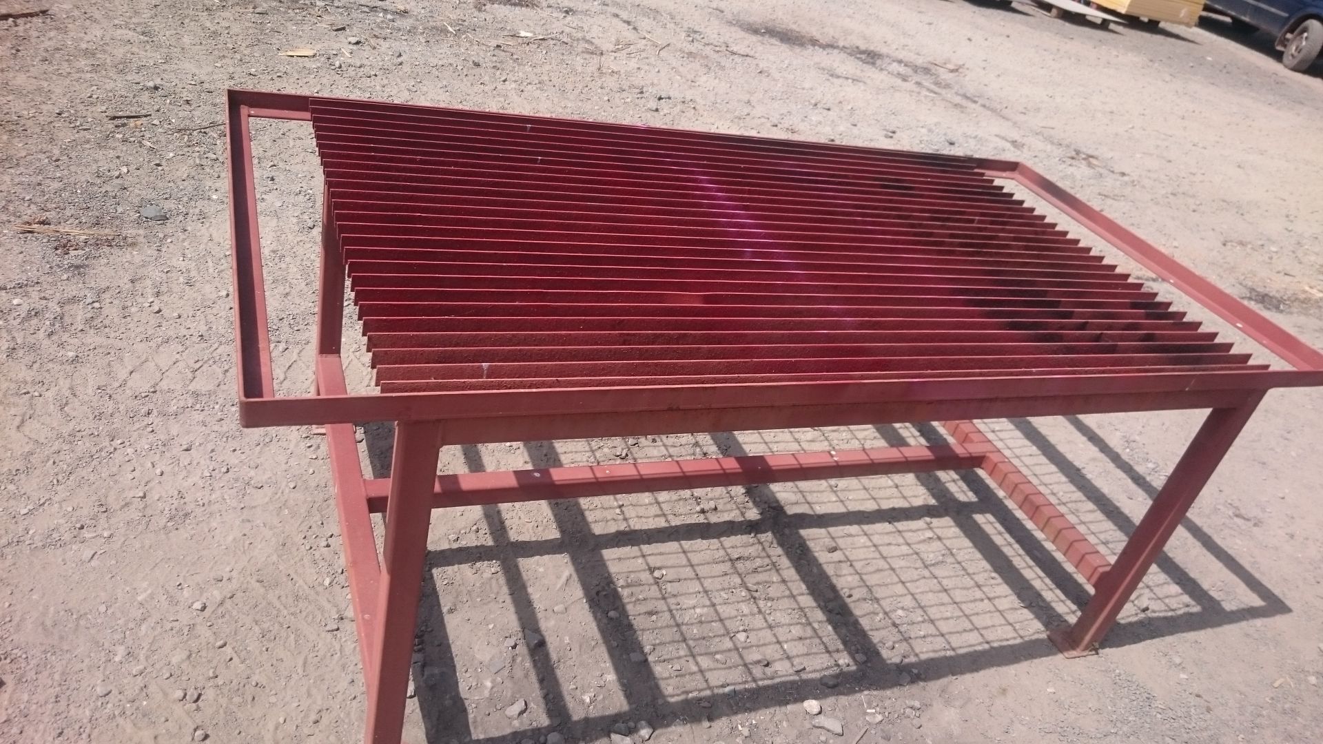 Painting table, 2030mm x 1030mm x 790mm high