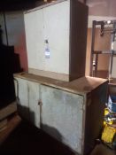 Wheeled workshop cabinet 1.47 x 0.67 x 1030mm tall & another cabinet