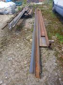 Qty of steel & other metal lengths