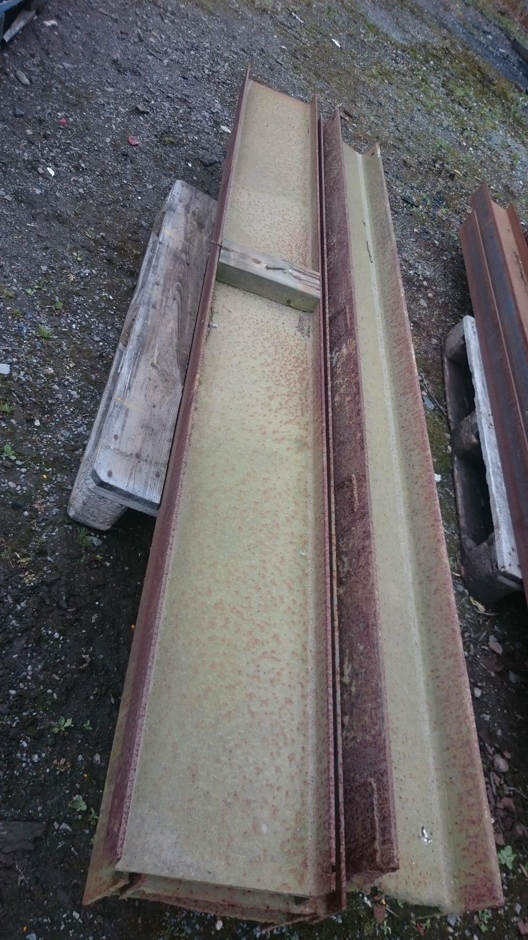 5 Steel sections, 8' long - Image 2 of 3