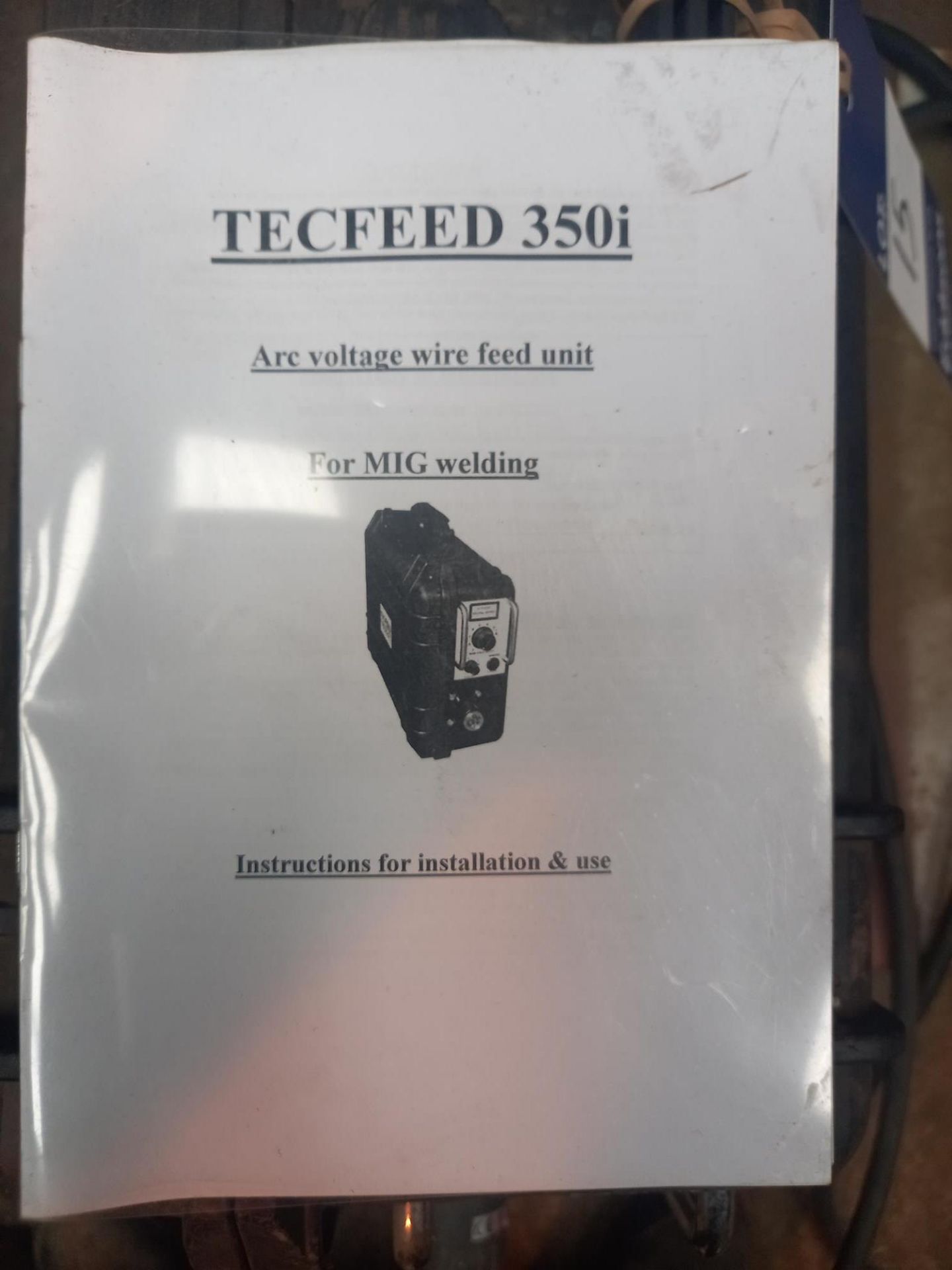 TECFEED 350 arc voltage wire feed unit with digital display - Image 2 of 2