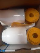 Qty of Thermoplastics and 2 boxes of expansion foam reels