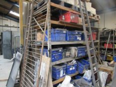 Large Quantity Fencing Components to Rack