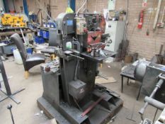 Edwards 50 Ton Metal Worker Serial Number 12445109, 22/12/2009 with Small Quantity Tooling