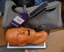 Ambu training manikin, with stand