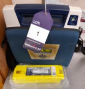 Cardiac Science PowerHeart AED G3 defibrillator, with spare battery