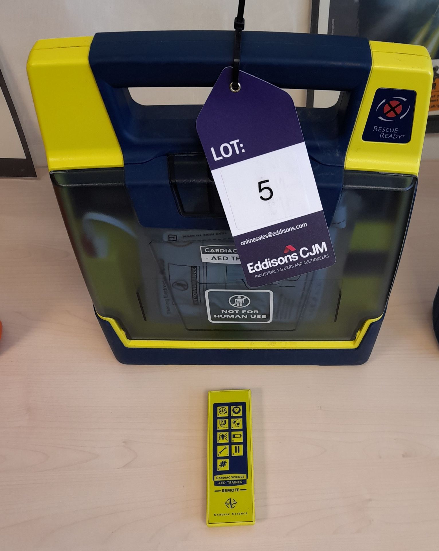 Cardiac Science training AED with remote control (