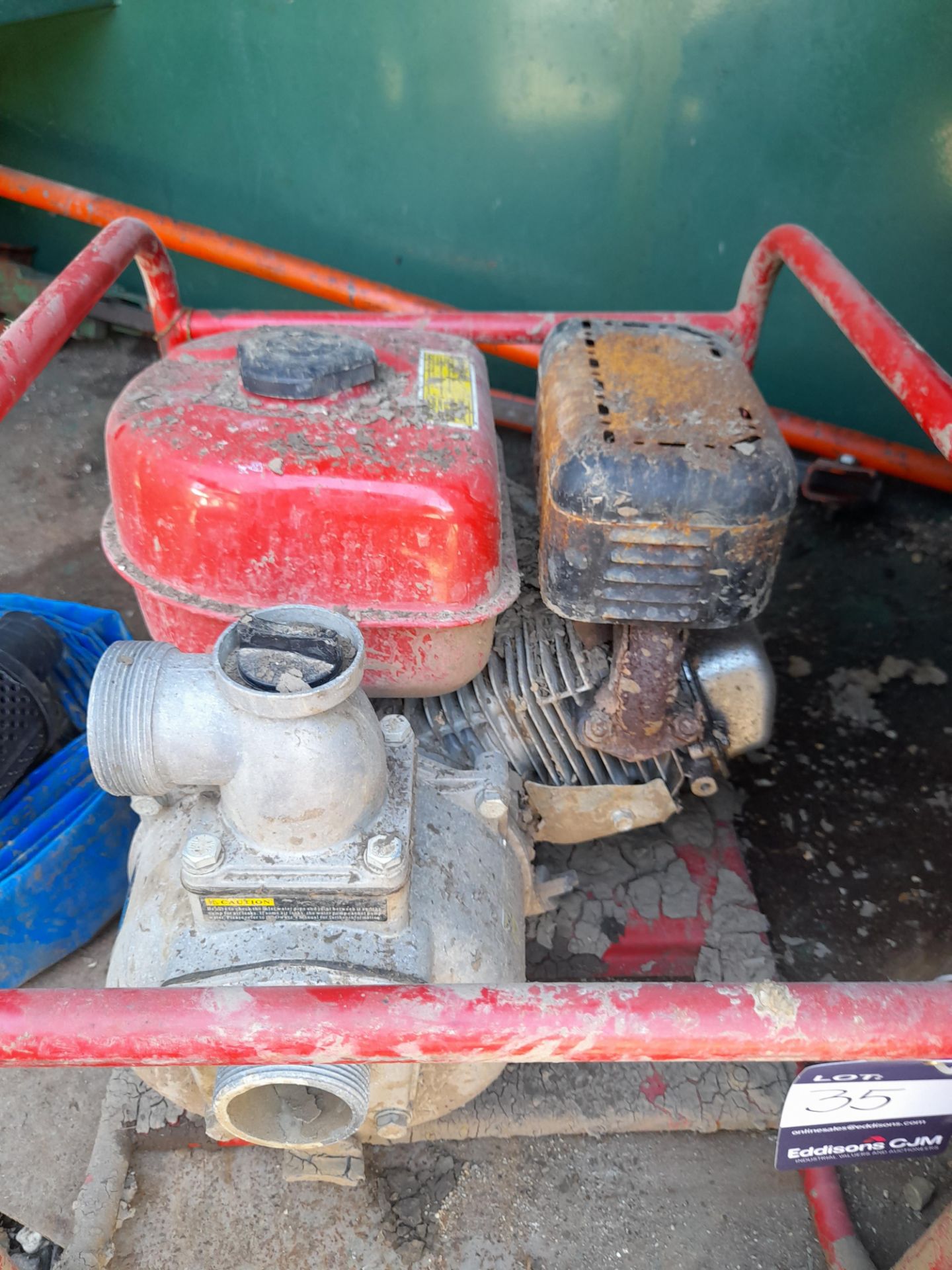 Clarke PW2 Petrol Driven Water Pump Serial Number 7140640 - Image 3 of 5