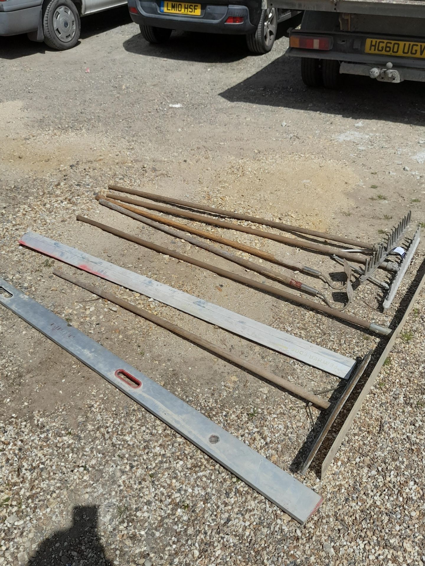 Small Quantity of Screeding Tools to include Rakes, Screeding Levels, etc. - Image 2 of 2