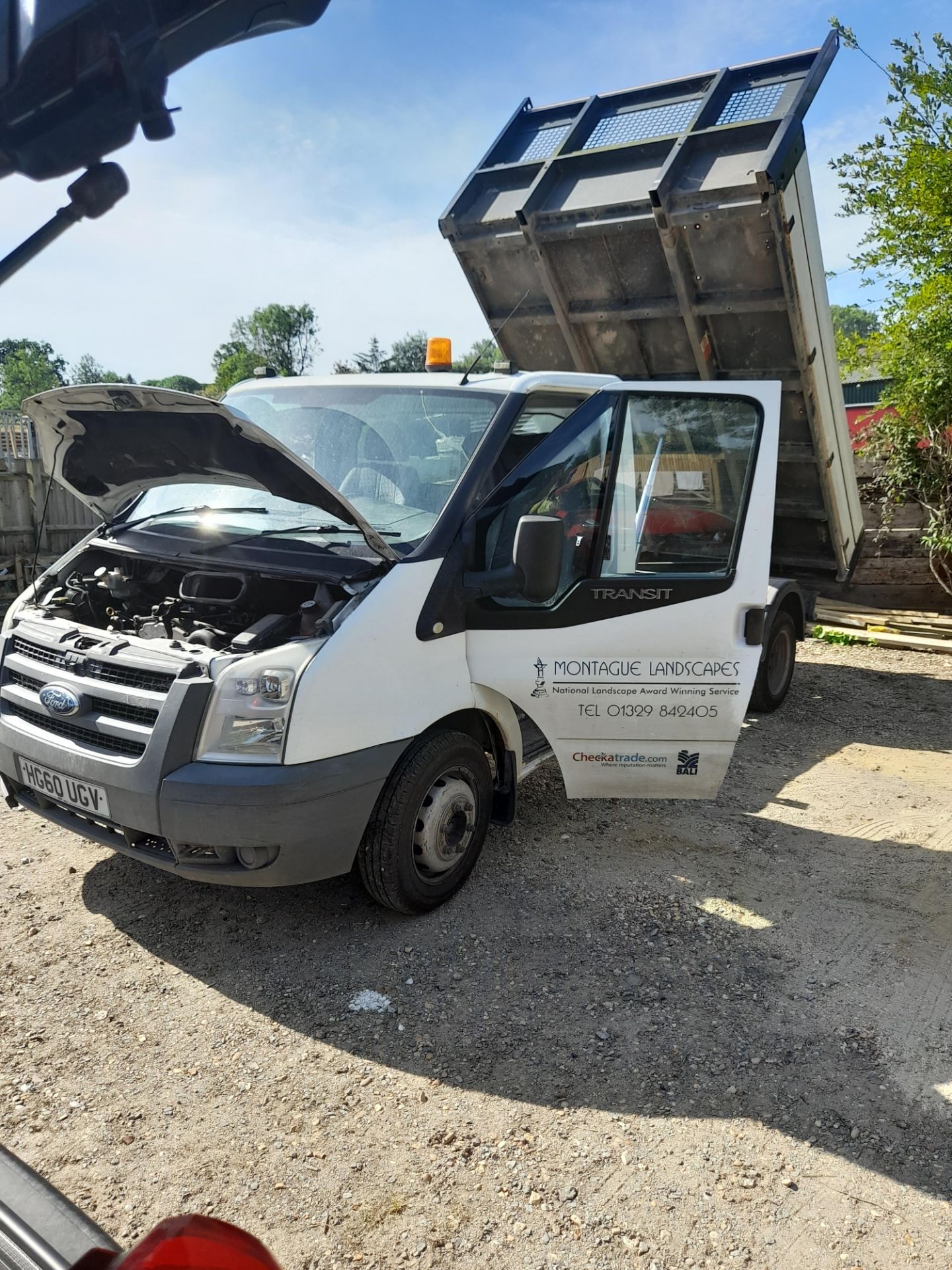 Ford Transit 115 T350 RWD Tipper, Registration HG60 UGV, 4 x Keys, Odometer 108,427 Miles, MOT until - Image 8 of 14