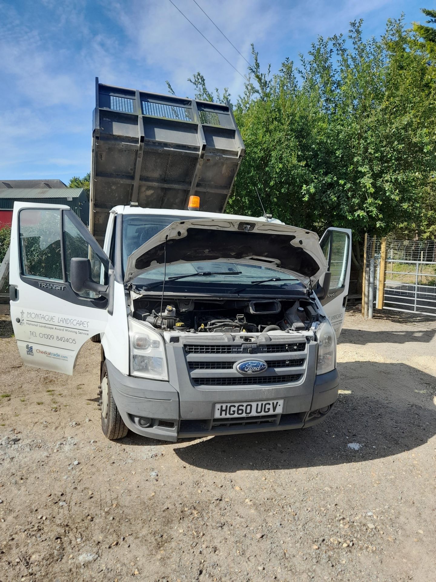 Ford Transit 115 T350 RWD Tipper, Registration HG60 UGV, 4 x Keys, Odometer 108,427 Miles, MOT until - Image 7 of 14