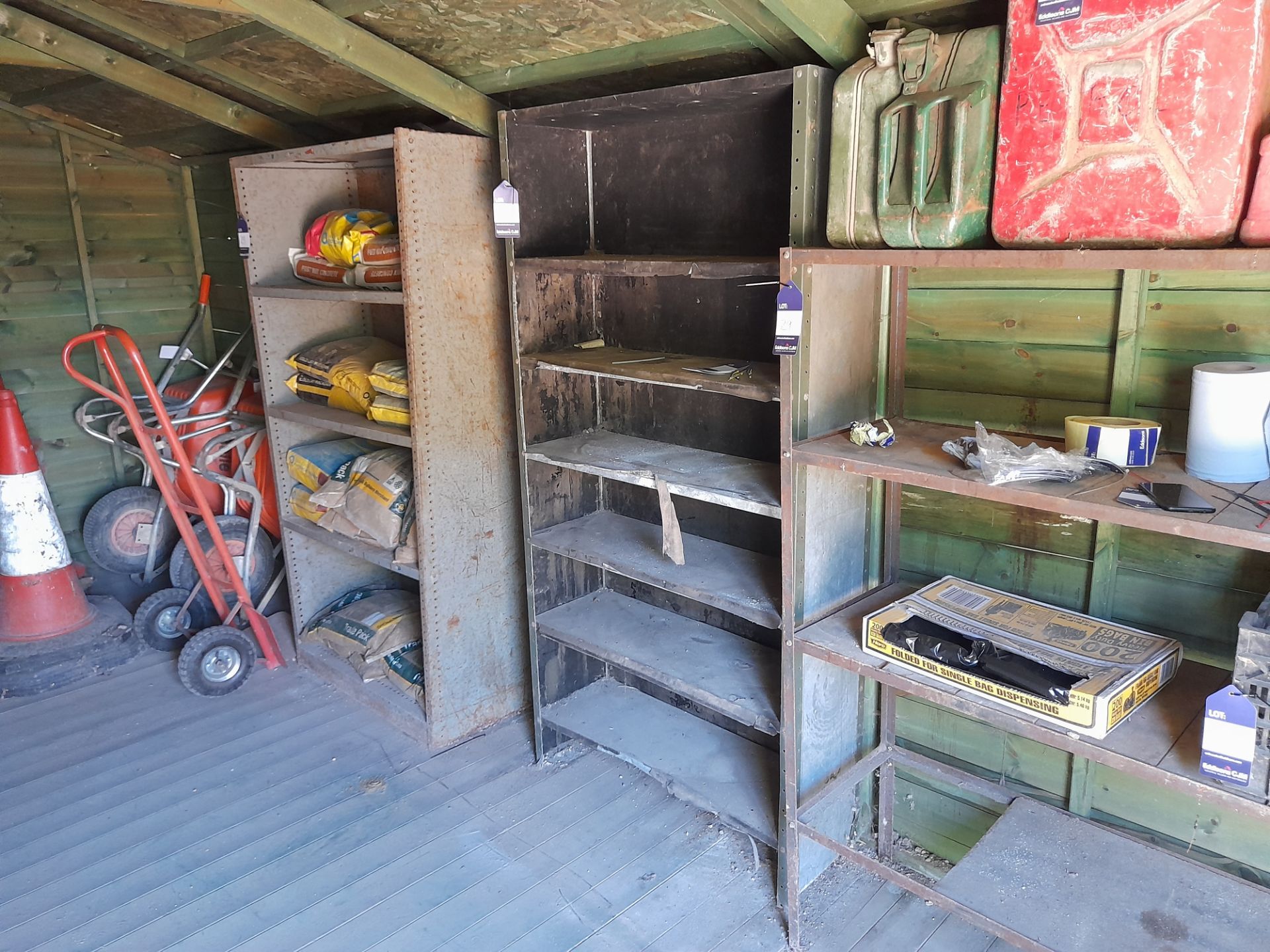 3 x Bays Steel Shelving (Contents excluded) - Image 2 of 3