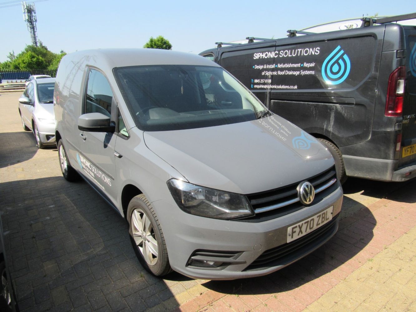 Modern Van Fleet, Forklift and Storage Container