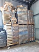 6 x Pallets of Various Wooden and Carboard Produce Trays / Boxes