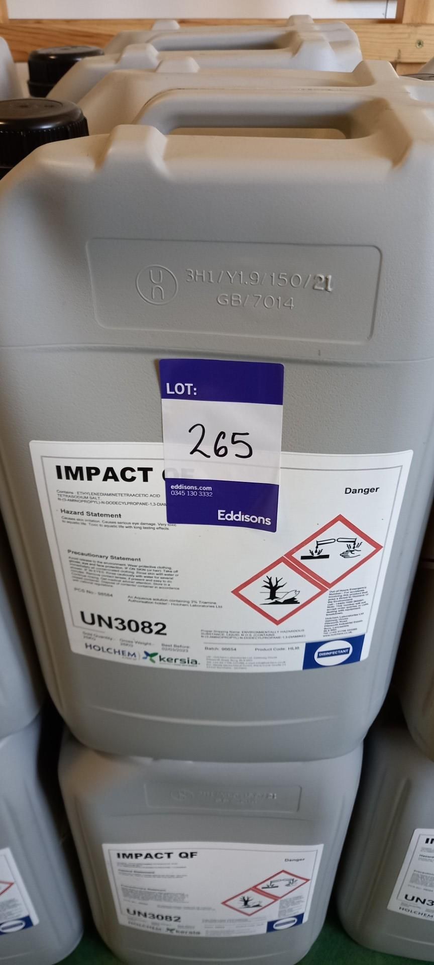 12 x 26kg Impact QF Disinfectant/Cleaner - Image 2 of 2