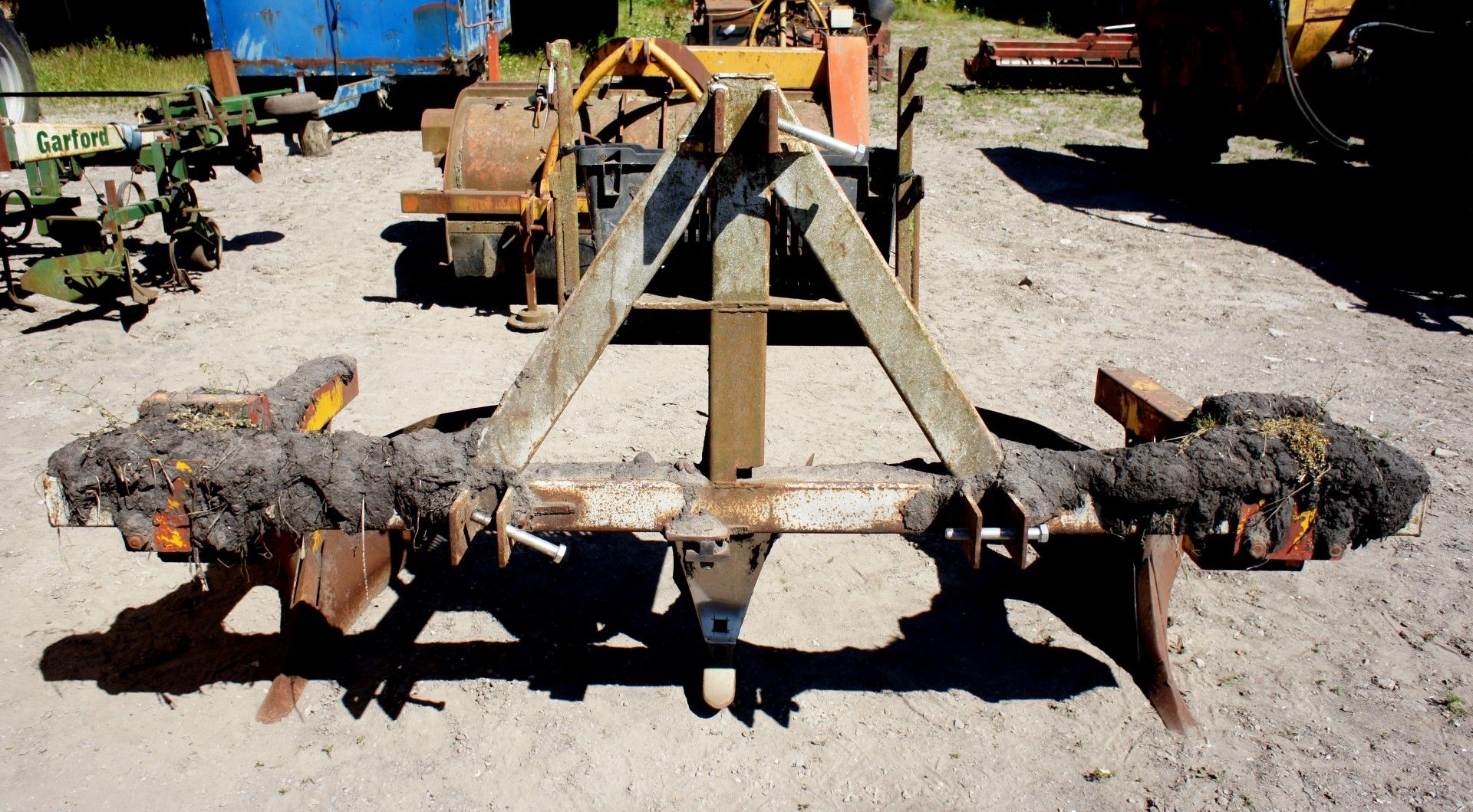 Steel Fabricated Unnamed Twin Ridger/Plough Attachment