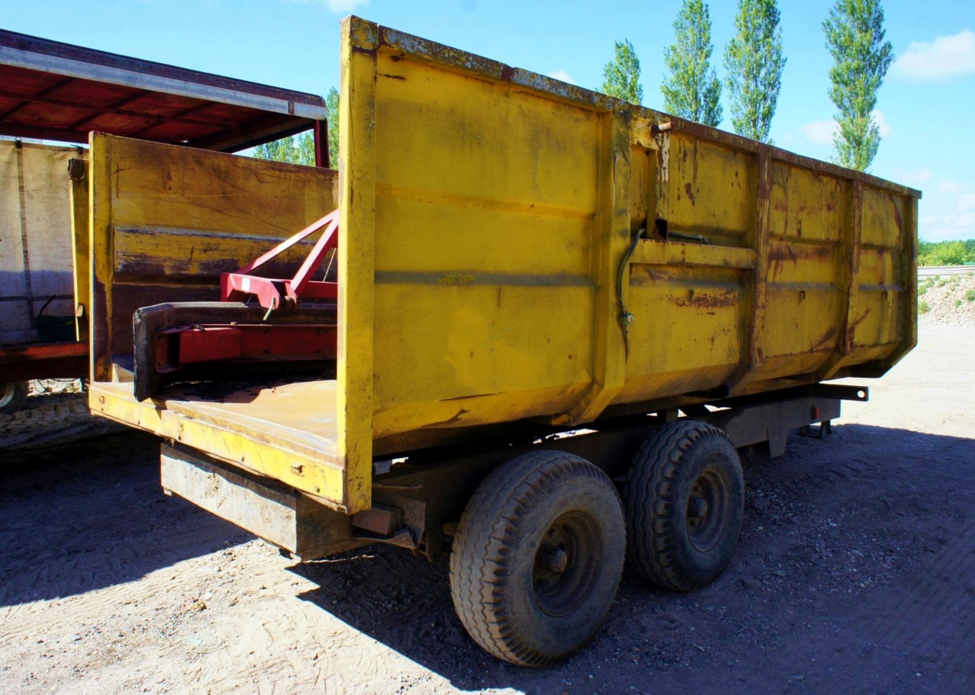 Griffith 10T Twin Axle Drawbar Dump Trailer (flat tyre) - Bild 5 aus 6