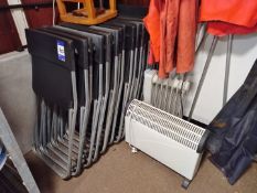 Qty of Folding Chairs, Radiators, Fans etc.