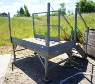 Steel Fabricated Gantry with Steps (2175mm x 1085mm x 760mm)