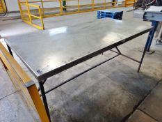 Stainless Steel Topped Packing Table 2000mm x 1000m