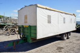 Twin Axle Drawbar Trailer with Canopy & Canteen FVCT1K (7.4m x 2.5m x 2m)