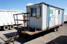 GBT-80 Twin Axle Drawbar Trailer with Containerised Canteen FVCT2K (7.5m x 2.5m x 2.3m)