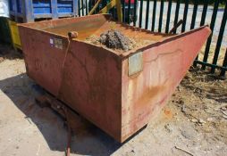 SK200 Steel Fabricated Tipping Skip (with Fork Sleeves) (2000mm x 1800mm x 800mm)