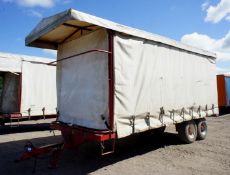 VHS/MBE 636 Twin Axle Drawbar Harvest Trailer Capacity 10T, Year 2010, 6m x 2.5m x 2.5m