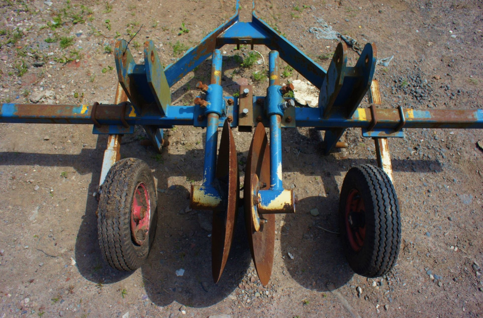 Blue Frame Twin Disk Harrow Attachment - Image 2 of 4