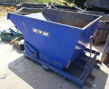 Steel Fabricated Tipping Skip with Fork Sleeves (1500mm x 1000mm x 700mm)