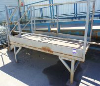 Steel Fabricated Gantry with Steps (2200mm x 1100mm x 760mm)