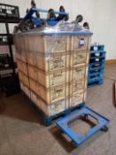 20 x Plastic Produce Crates with 9 Dollys