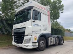 2017 DAF XF 510 FTG 6x2 mid lift tractor unit