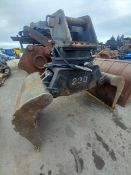 2012 Caterpillar 367/7529 G3/5B rotating selecta grab c/w head attachment to suit 20 ton excavator