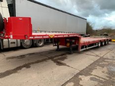 2019 Broshuis Tri Axle Extending step frame plant trailer