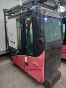 Mantsinen/Caterpillar cab c/w cab guards