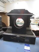 Large slate detailed mantle clock carcass