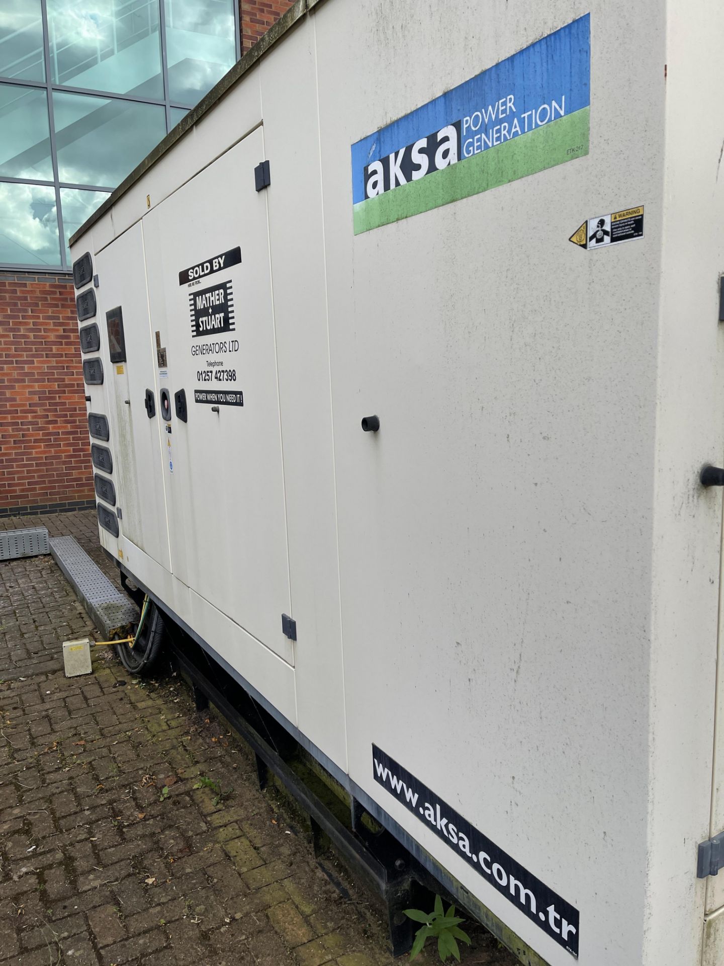 2x ASKA AD410 Standby Generating Sets