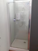 Shower Door, Tray & Display Shower