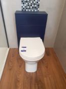 Wall Mount 2 Drawer Basin Unit & Low Level WC