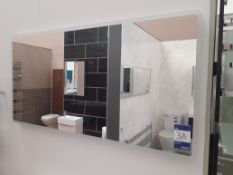 Illuminated Wall Mirror - To be disconnected by a qualified tradesperson/electrician.