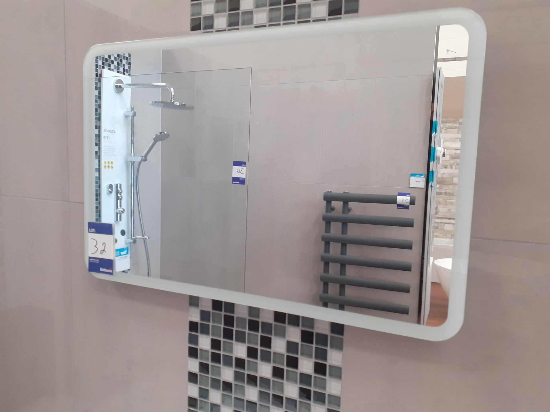 Illuminated Mirror - To be disconnected by a qualified tradesperson/electrician.