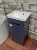 Cloakroom Basin unit & Low Level WC
